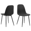 4x Jedálenská stolička Celia - čierna