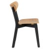 2x Jedálenská stolička Roxby - dub / čierna