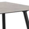 Jedálenský stôl Wicklow - sivá / čierna