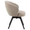 Jedálenské kreslo Darlene - béžová (Alea) / čierna