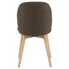 2x Jedálenská stolička Cindy - taupe / prírodná