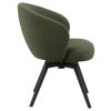 Jedálenské kreslo Darlene - zelená / čierna