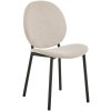 2x Jedálenská stolička Cliff - béžová / čierna