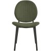 2x Jedálenská stolička Cliff - zelená / čierna