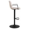 2x Barová stolička Pablo - béžová / čierna