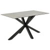 Jedálenský stôl Heaven 135 - sivá / čierna