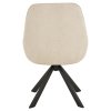 2x Otočná jedálenská stolička Carlton - béžová / čierna