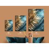 64234 5 obraz zlaty palmovy list