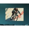 64549 4 obraz na stenu zena na bicykli