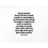 AKCIA - Drevený citát Hymnus na lásku, Biela