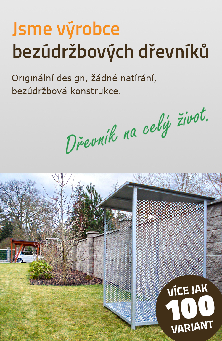 Jsme výrobci dřevníků