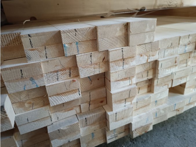 Špaletový hranol smrk 65/65/6000 cink