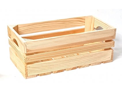 Dřevěná bedýnka 50x27x18 cm