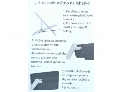 Zahradní lehátko s opěrkami - žluté plátno