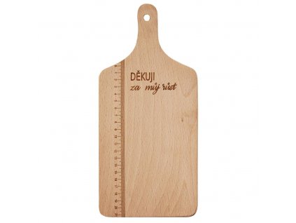 Bukové prkénko nejen pro paní učitelku - 30 x 14 cm