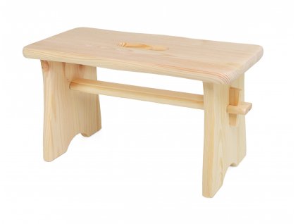 Dřevěná stolička - štokrle přírodní. Židlička je vhodná na decoupage
