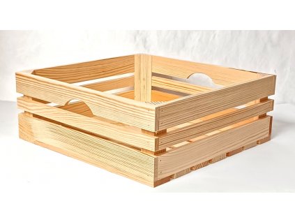 Dřevěná bedýnka 40x40x24 cm