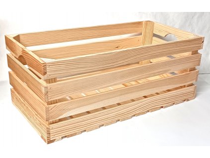 Dřevěná bedýnka 60x30x30 cm