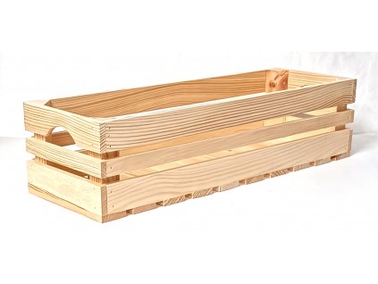 Dřevěná bedýnka 60x40x15 cm