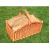 Koš ke krbu Franz obšitý jutou