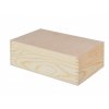 Dřevěná dárková krabička s víkem na papíry o velikosti A5