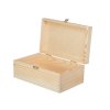 Dřevěná krabička s víkem a zapínáním - 30 x 20 x 10 cm - 2. JAKOST!