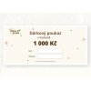 Dárkový poukaz v hodnotě 1 000 Kč
