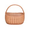 Proutěný nákupní koš na houby Anička - oválný