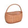 Proutěný nákupní koš na houby Anička - oválný