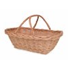 Nákupní proutěný koš se sklopnými uchy na malé nákupy