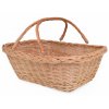 Nákupní proutěný koš se sklopnými uchy na velké nákupy