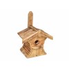 Dřevěná ptačí budka z opalovaného dřeva