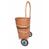 Proutěný nákupní koš na kolečkách, vhodný i na dřevo - Alena