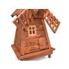 Větrný mlýn na zahradu v. 88 cm - ohnivý mahagon II. JAKOST