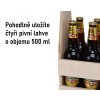 Nosič lahví na 4 piva s rukojetí