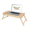Dřevěný podnos do postele - stolek pod notebook. Dřevěný tác vhodný nejen na homeoffice