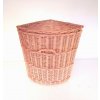 Proutěný koš na prádlo rohový - v. 70 cm