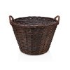 Proutěný koš na slámu a dřevo - 35 cm
