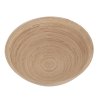 Mísa z točeného bambusu - mělká, průměr 30 cm