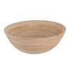 Mísa z točeného bambusu - mělká, průměr 30 cm