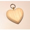 Klíčenka SRDÍČKO ze dřeva