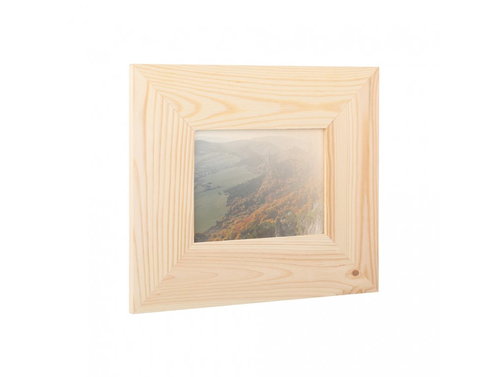 Dřevěný fotorámeček na zeď 29.5 x 25 cm