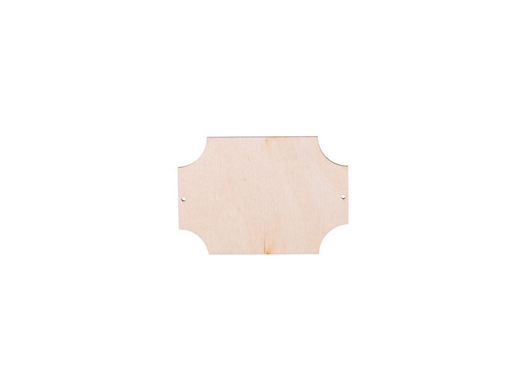 Dřevěná cedulka VI