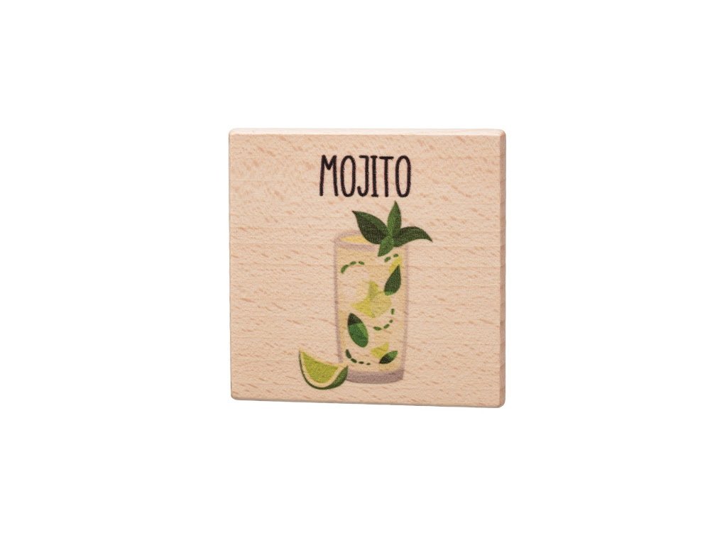 Dřevěný podtácek - Mojito
