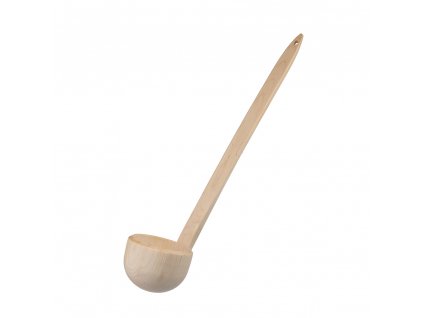 Dřevěná naběračka velká 57 cm světlá - žufánek
