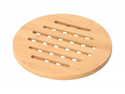 Kulatá bambusová podložka pod hrnec - 17,5 cm