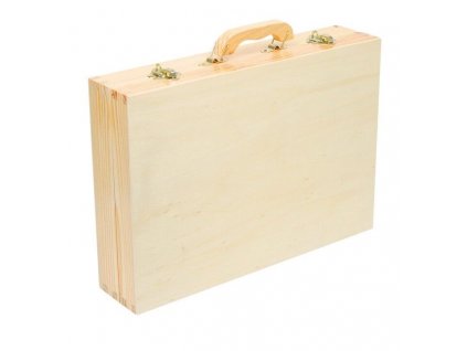 Dřevěný kufřík s nářadím Deluxe