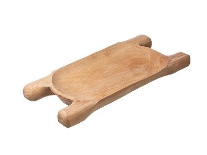 Dřevěné hladké korýtko 30 cm