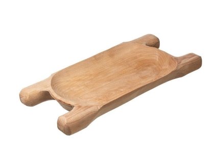 Dřevěné hladké korýtko 40 cm