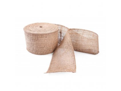Dekorační páska z juty 10 cm x 25 m